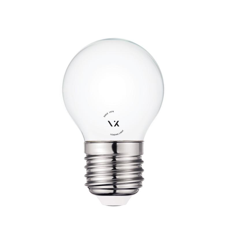 LED Крушка 4W 470lm 2700Κ 220V E14 Ra>80 360°, сфера, Филамент опал - VL LED VK/05106/E/MK/Wна ниска цена с бърза доставка - BestPC.BG