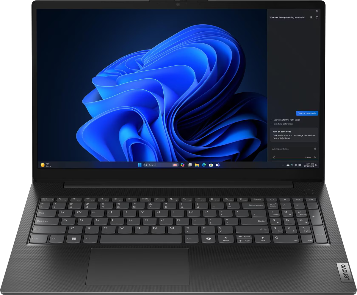 Лаптоп Lenovo V15 G5 IRL, 15.6", Full HD, Intel Core i7-13620H, Intel UHD Graphics, 16 GB, 512 GB SSD, Без OS, Черенна ниска цена с бърза доставка - BestPC.BG