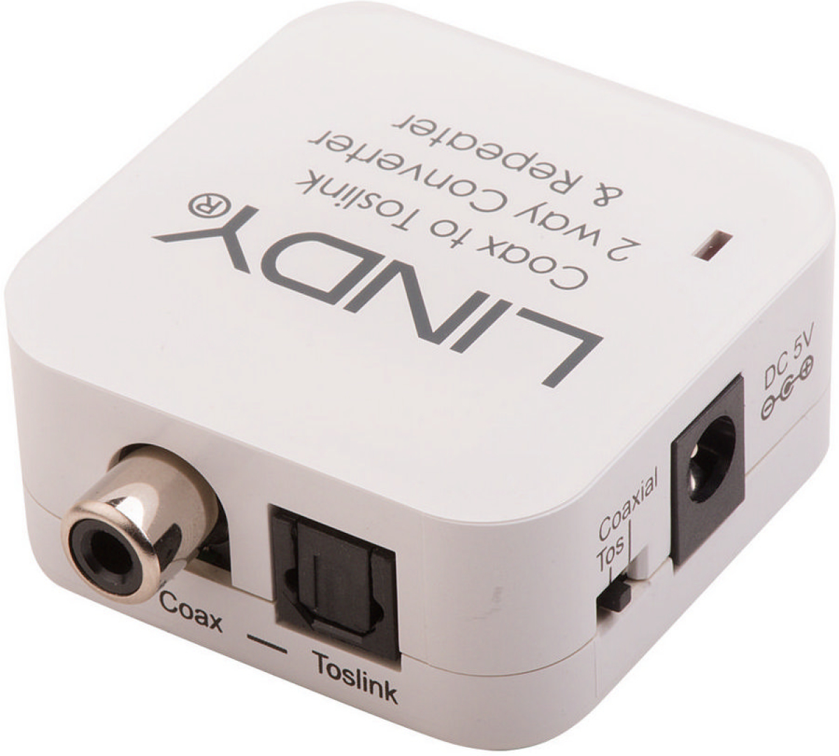 LINDY LNY-70411 :: TosLink (Optical) + Coaxial Bi-directional аудио конверторна ниска цена с бърза доставка - BestPC.BG