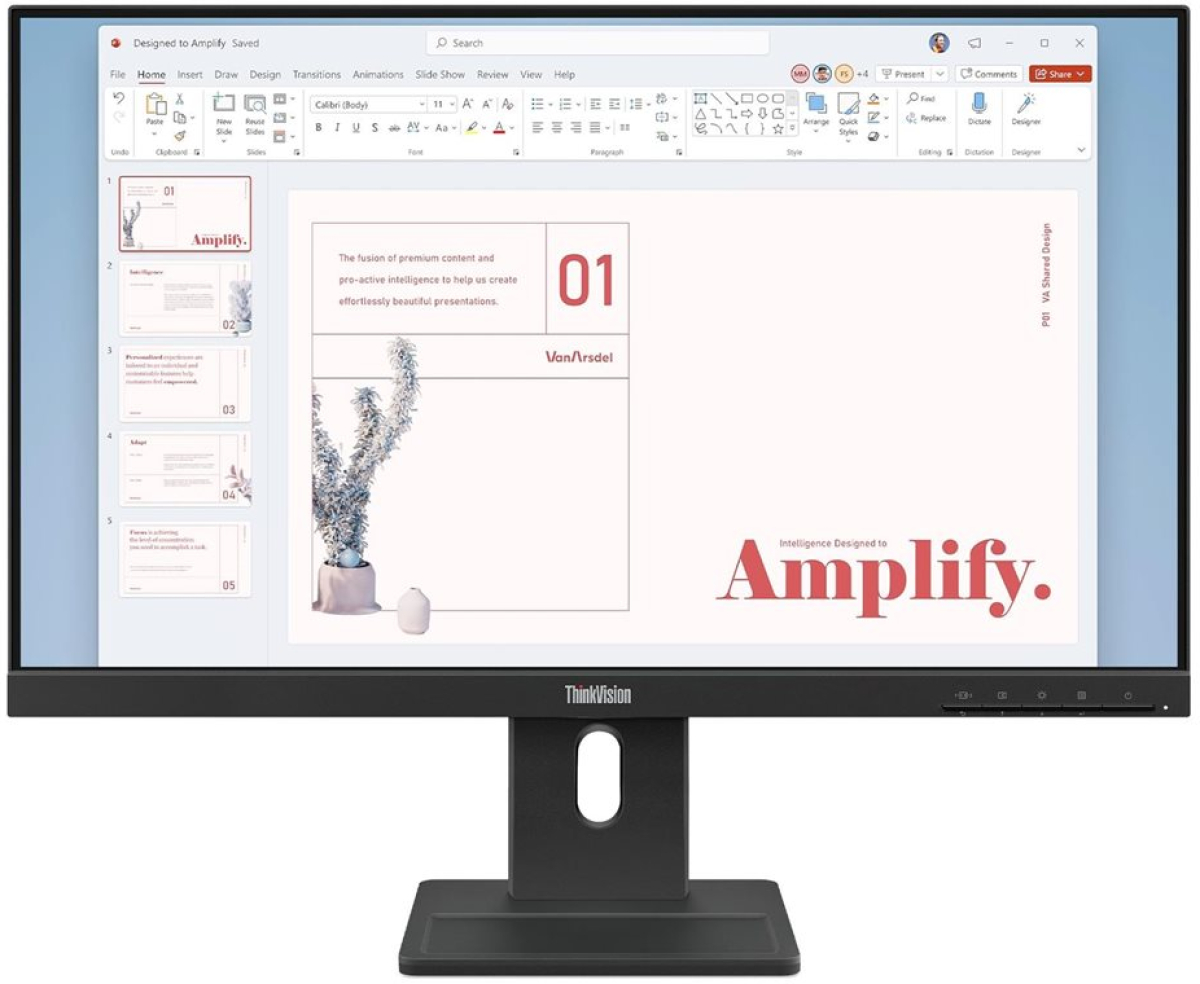 Монитор LENOVO ThinkVision E24-40, 23.8\'\', IPS 16:9 FHD (1920x1080), 100Hz, 250cd-m2, 4ms, 1xHDMI, 1.4 1xDP 1.2, 1xVGAна ниска цена с бърза доставка - BestPC.BG