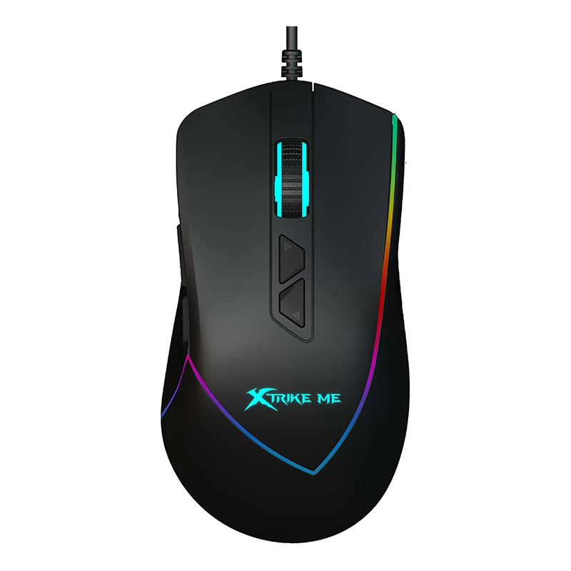 Xtrike ME Геймърска мишка Gaming Mouse GM-320 Black -12800dpi, RGBна ниска цена с бърза доставка - BestPC.BG