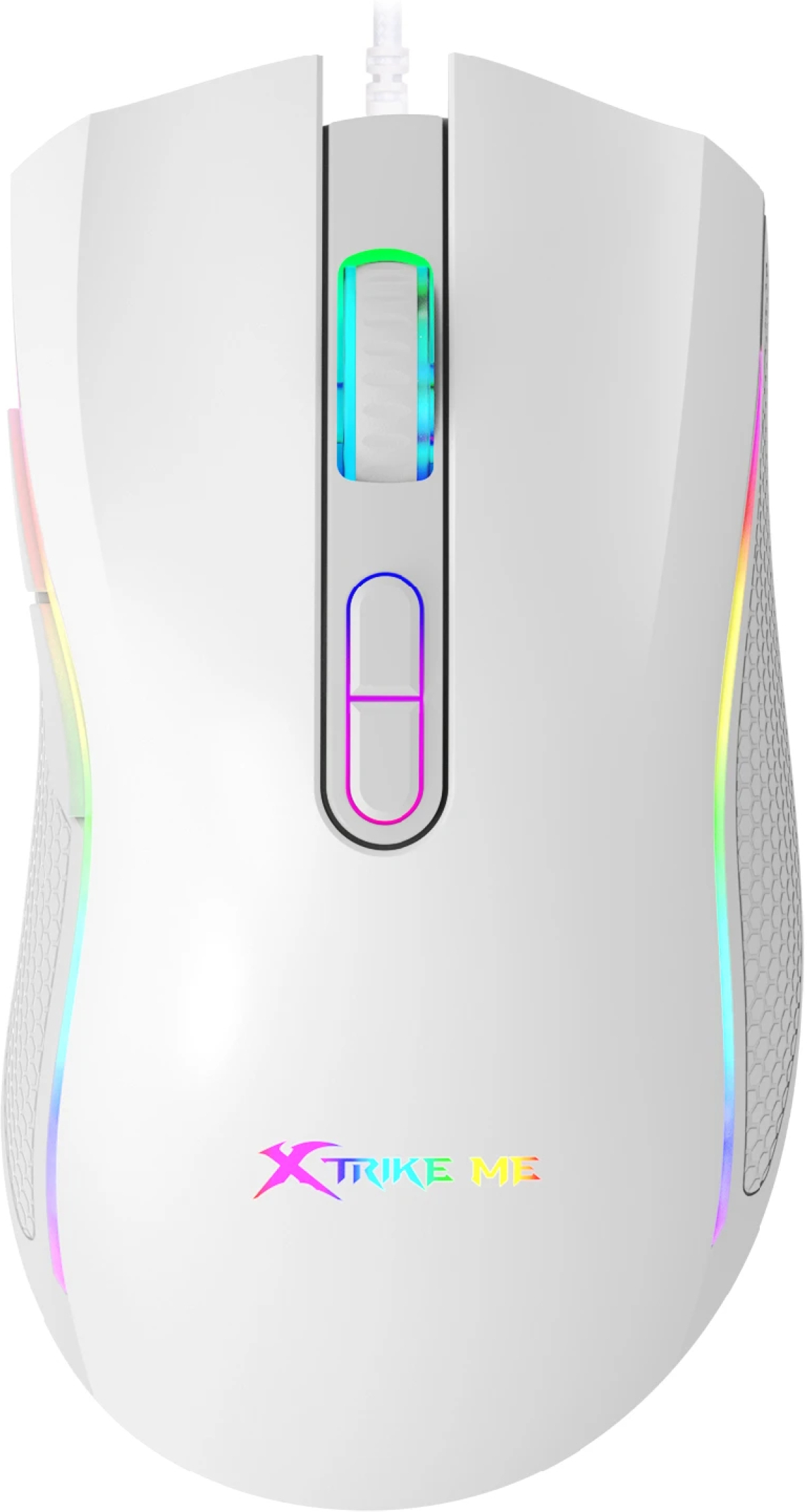 Xtrike ME Геймърска мишка Gaming Mouse GM-314 White - 7200dpi, RGBна ниска цена с бърза доставка - BestPC.BG