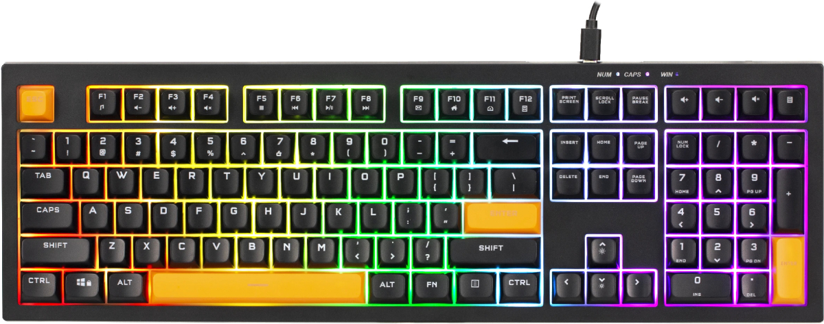 Xtrike ME геймърска клавиатура Gaming Keyboard 104 keys - KB-512 BK - Silentна ниска цена с бърза доставка - BestPC.BG