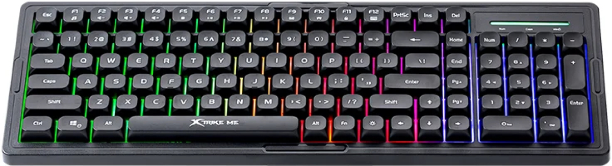 Мишка Xtrike ME геймърска клавиатура Gaming Keyboard 104 keys - KB-309 BK - Silent Tactileна ниска цена с бърза доставка - BestPC.BG