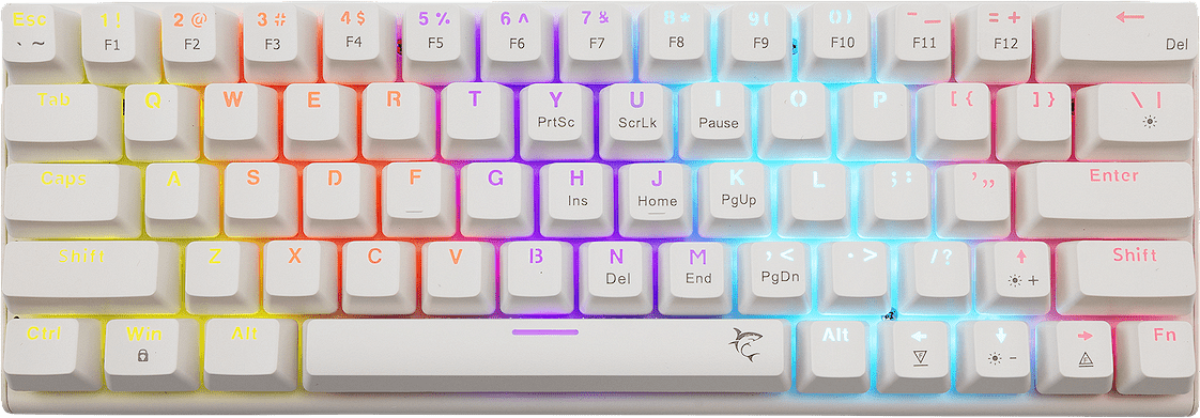 Гейминг клавиатура White Shark GK-002221V2 WAKIZASHI-2 US-BLUE.SW, Бялaна ниска цена с бърза доставка - BestPC.BG