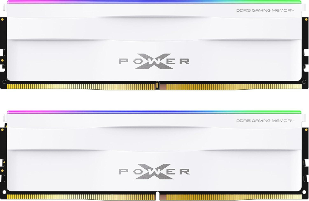 Памет Silicon Power XPOWER Zenith RGB White 32GB(2x16GB) UDIMM DDR5 6000MHz CL30на ниска цена с бърза доставка - BestPC.BG