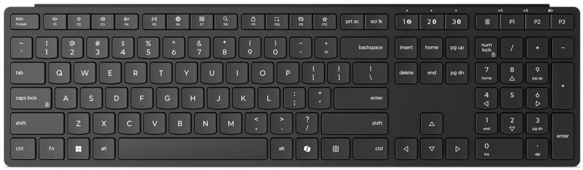 Клавиатура LENOVO 4Y41S04697, безжична, Multi-Mode Pro, Bluetooth 5.3, символ на еврото, черенна ниска цена с бърза доставка - BestPC.BG