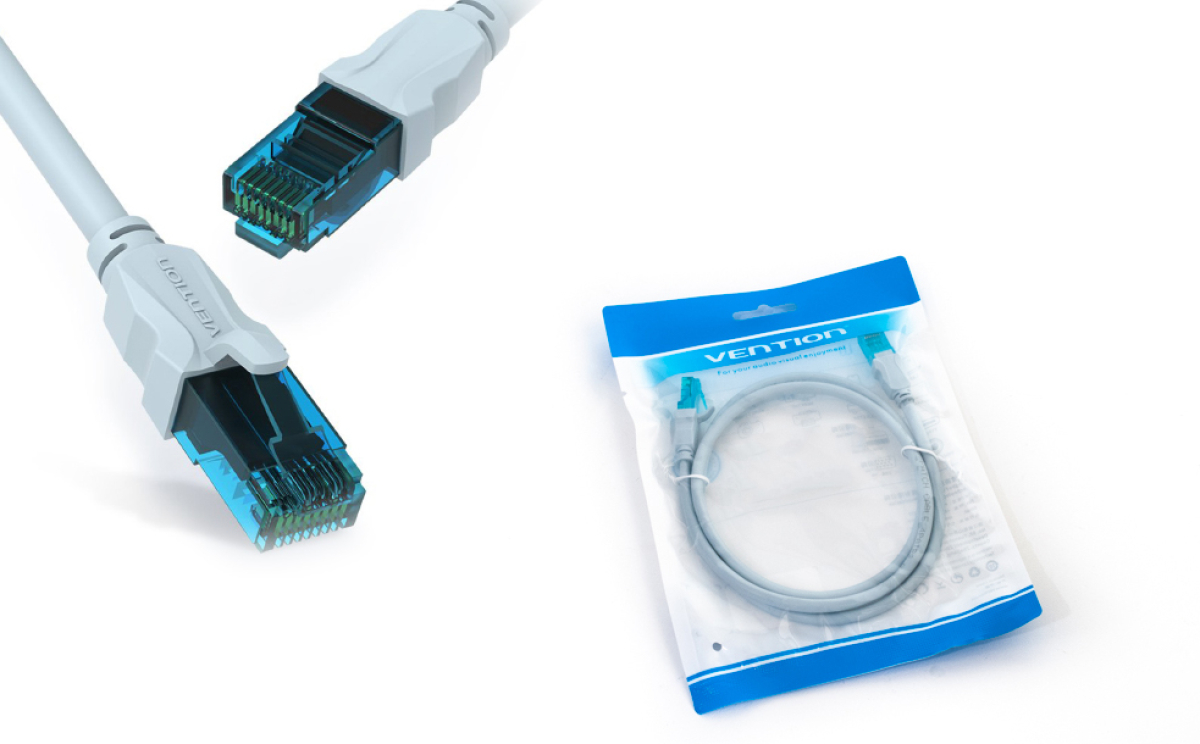 Медна пач корда Vention, UTP, Cat5e, 5 мна ниска цена с бърза доставка - BestPC.BG
