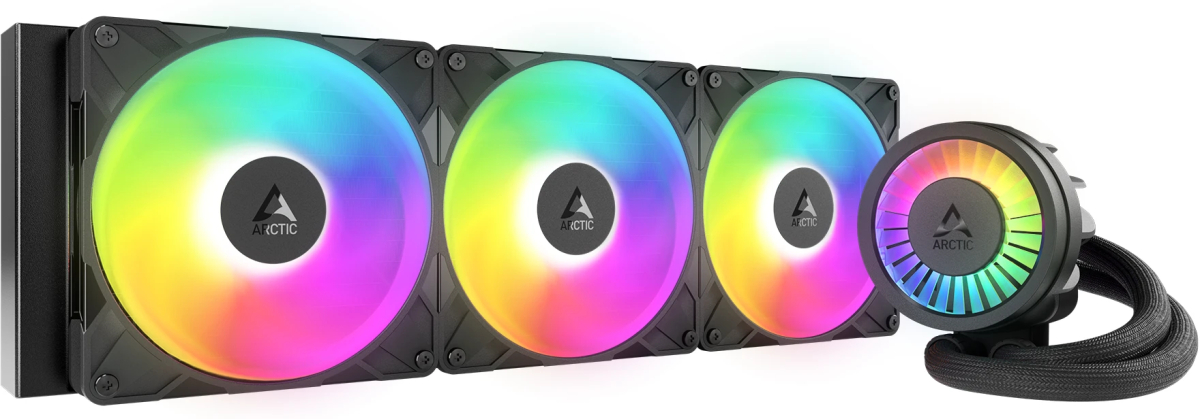 Arctic водно охлаждане Liquid Freezer III Pro 420 A-RGB Blackна ниска цена с бърза доставка - BestPC.BG