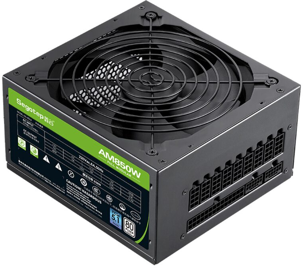 Захранване Segotep AM850 850W full modularна ниска цена с бърза доставка - BestPC.BG