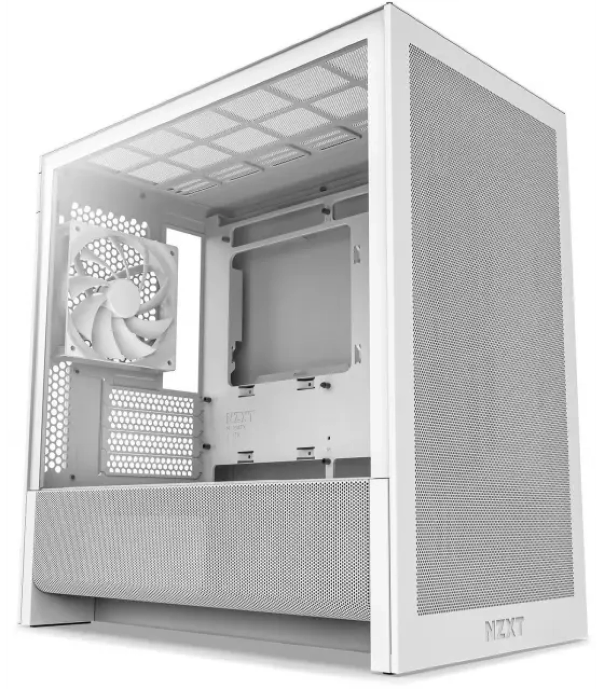 Кутия NZXT H3 Flow 2025 All White Micro-ATX Towerна ниска цена с бърза доставка - BestPC.BG