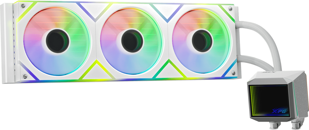 Водно охлаждане XPG LEVANTE II 360 RGB /WHна ниска цена с бърза доставка - BestPC.BG