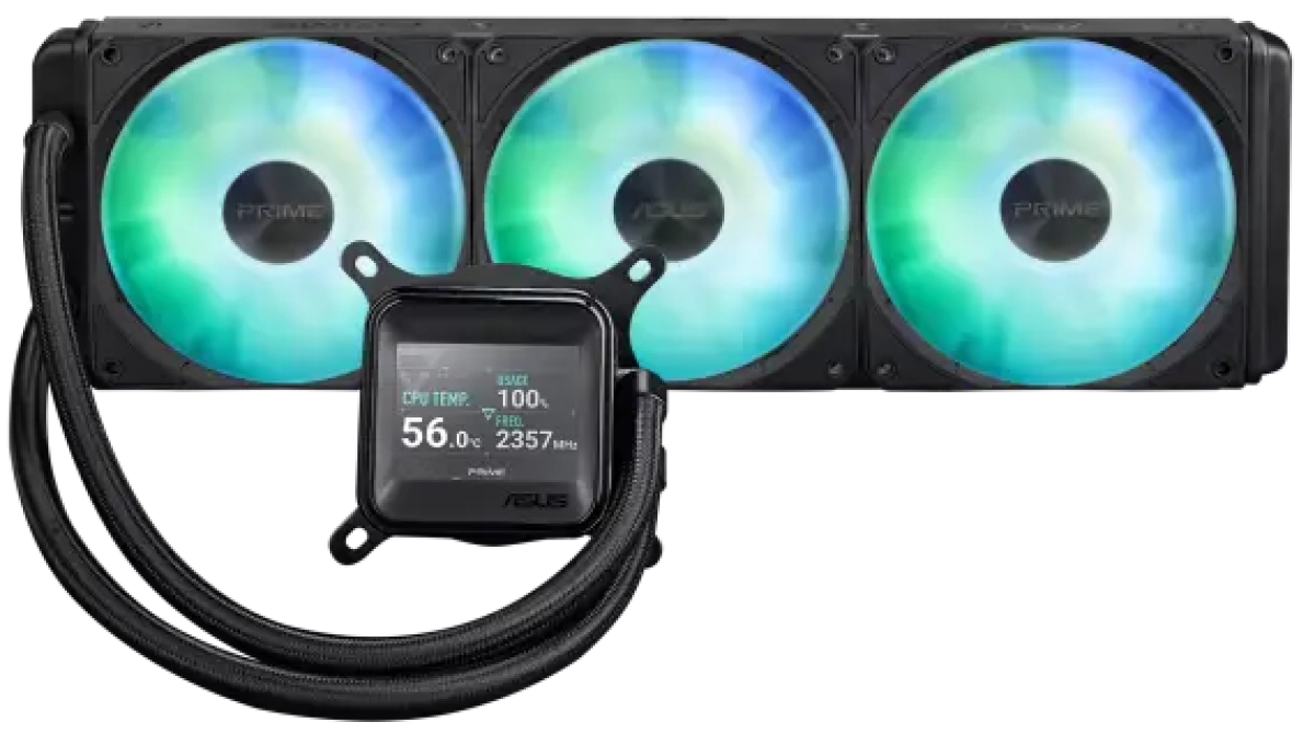 Водно охлаждане Охладител за процесор ASUS PRIME LC 360 ARGB LCDна ниска цена с бърза доставка - BestPC.BG