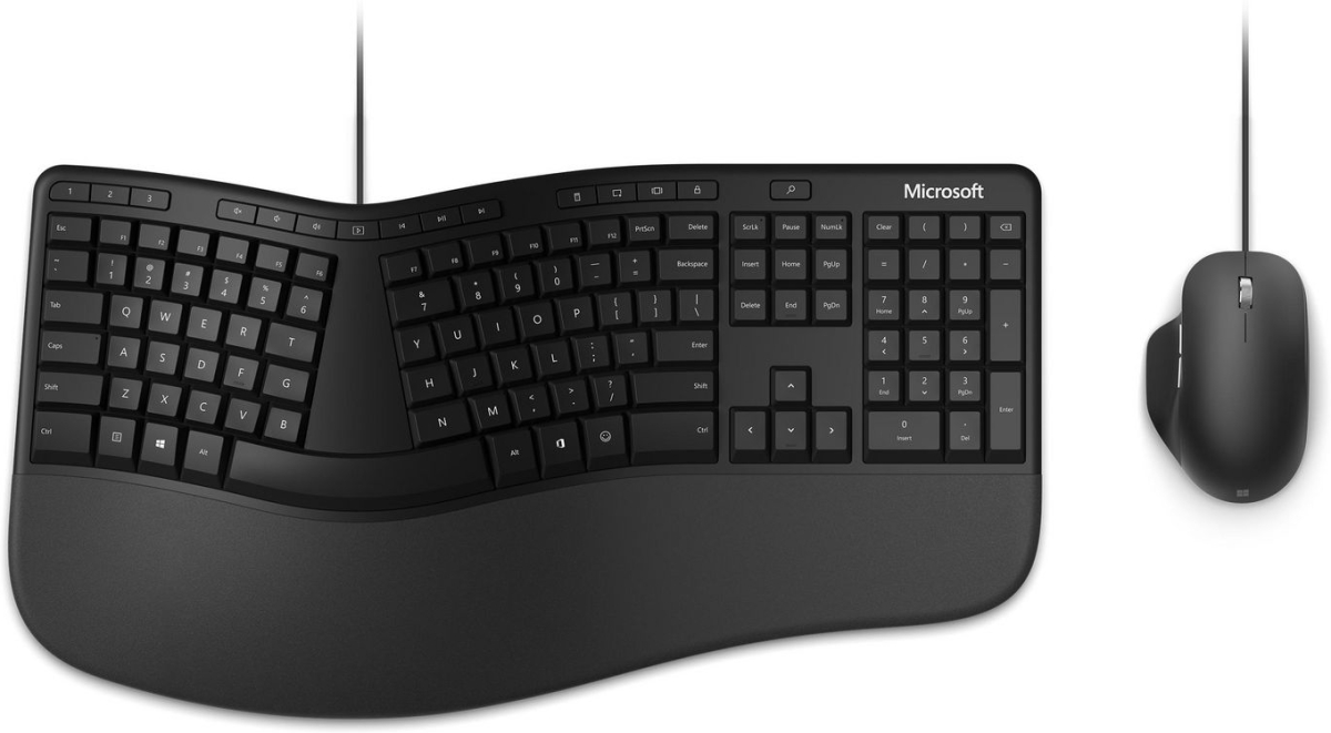 Клавиатура Microsoft Ergonomic Desktop Keyboardна ниска цена с бърза доставка - BestPC.BG