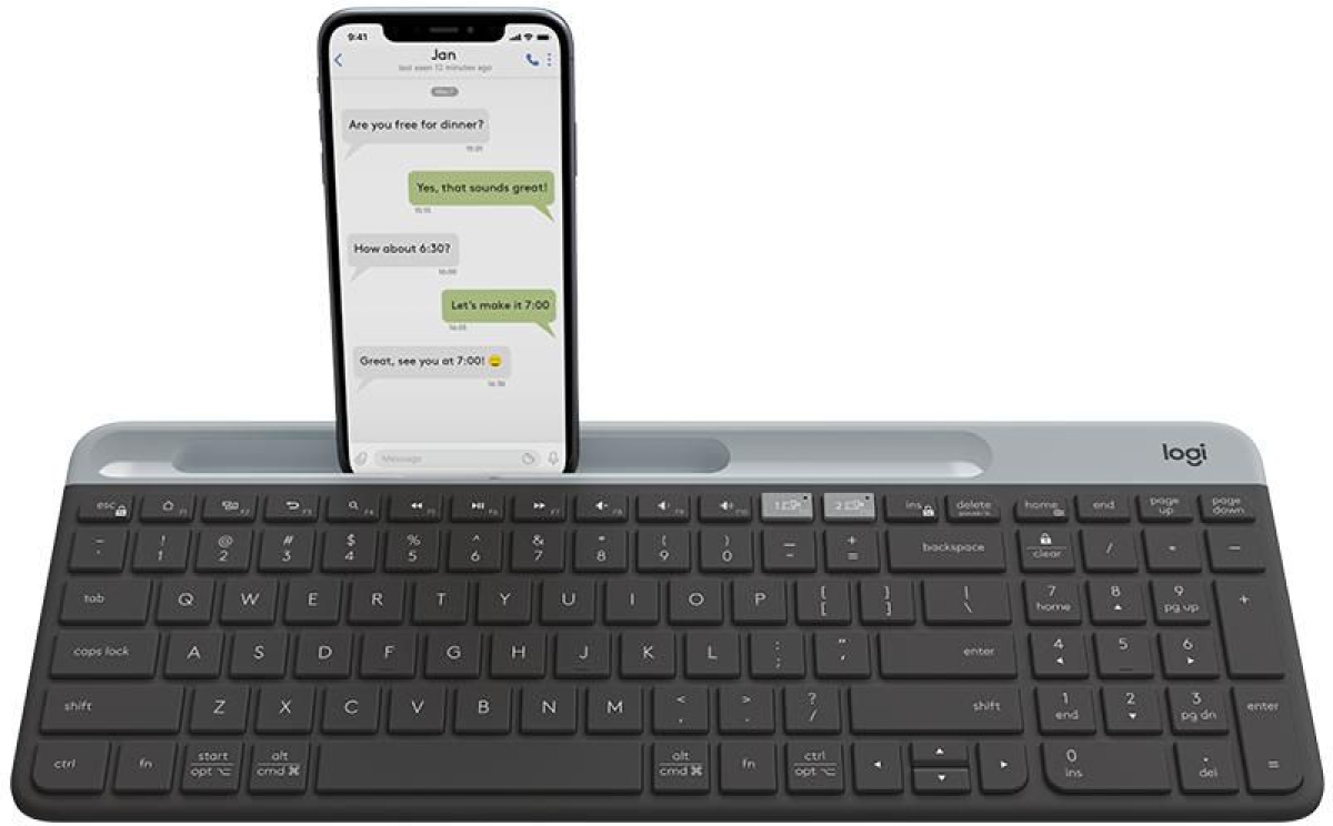 Клавиатура LOGITECH K580 Keyboard, Pan Nordicна ниска цена с бърза доставка - BestPC.BG