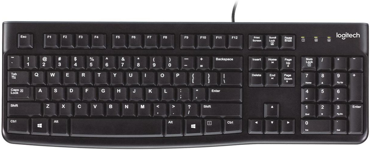 Клавиатура K120 Keyboard, UK, OEMна ниска цена с бърза доставка - BestPC.BG