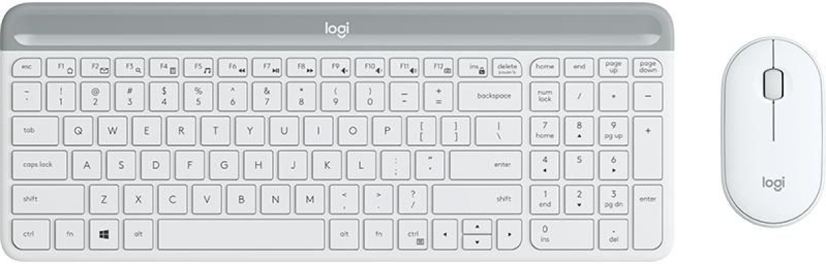 Клавиатура LOGITECH Slim Wireless Keyboard and Mouseна ниска цена с бърза доставка - BestPC.BG