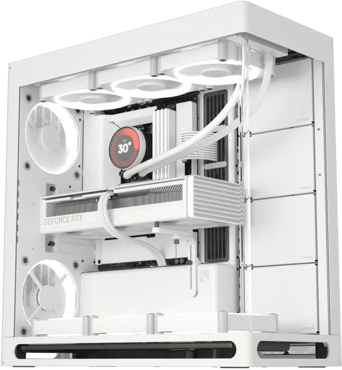 HAVN кутия Case E-ATX - HS 420 Base Edition Whiteна ниска цена с бърза доставка - BestPC.BG