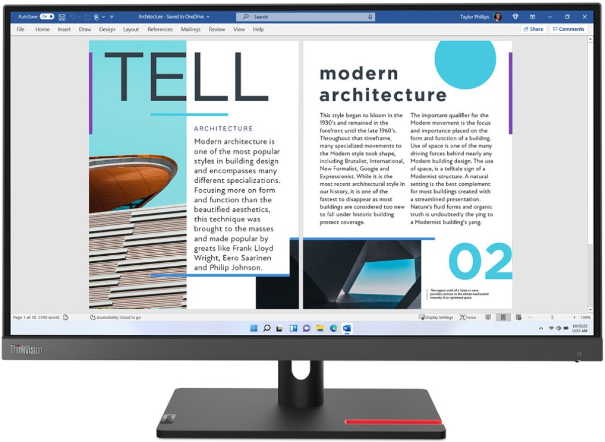 Монитор Lenovo ThinkVision S25e-30 24.5inch, 1920 x 1080 FullHD, 75 Hz, 4 ms, 250 cd/m2, VA, 16:9, HDMI, VGA, сивна ниска цена с бърза доставка - BestPC.BG