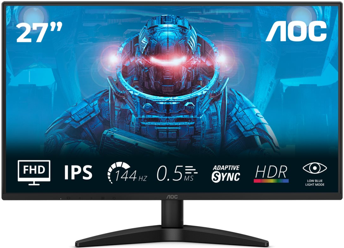 Монитор AOC 27B36X 27inch FHD 16:9 IPS 144Hz HDMI 1.4DPна ниска цена с бърза доставка - BestPC.BG
