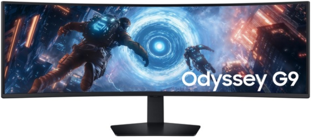 Монитор Samsung LS49FG910, 49" Odyssey G9 GAMING VA Curved OLED, 1000R, 144Hz, Smart. 32:9, 5120 x 1440на ниска цена с бърза доставка - BestPC.BG