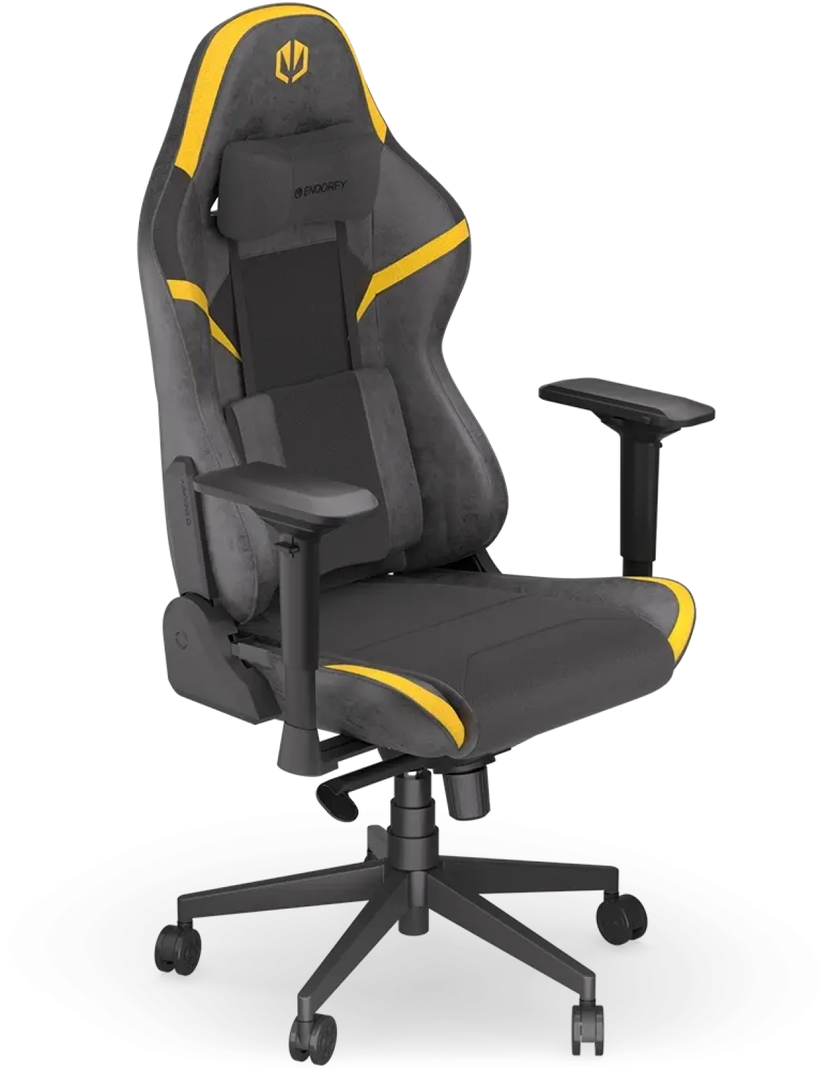 Геймърски стол ENDORFY Scrim YL - Черно-Жълтона ниска цена с бърза доставка - BestPC.BG