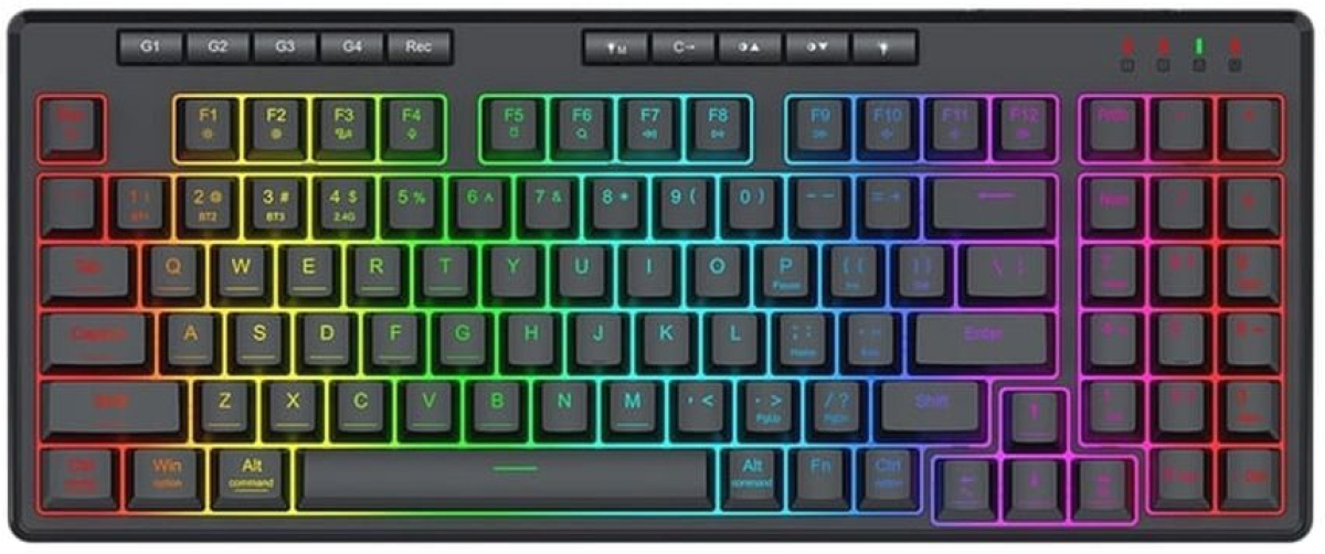 Геймърска клавиатура Redragon Varro RGB K517-RGB - чернана ниска цена с бърза доставка - BestPC.BG