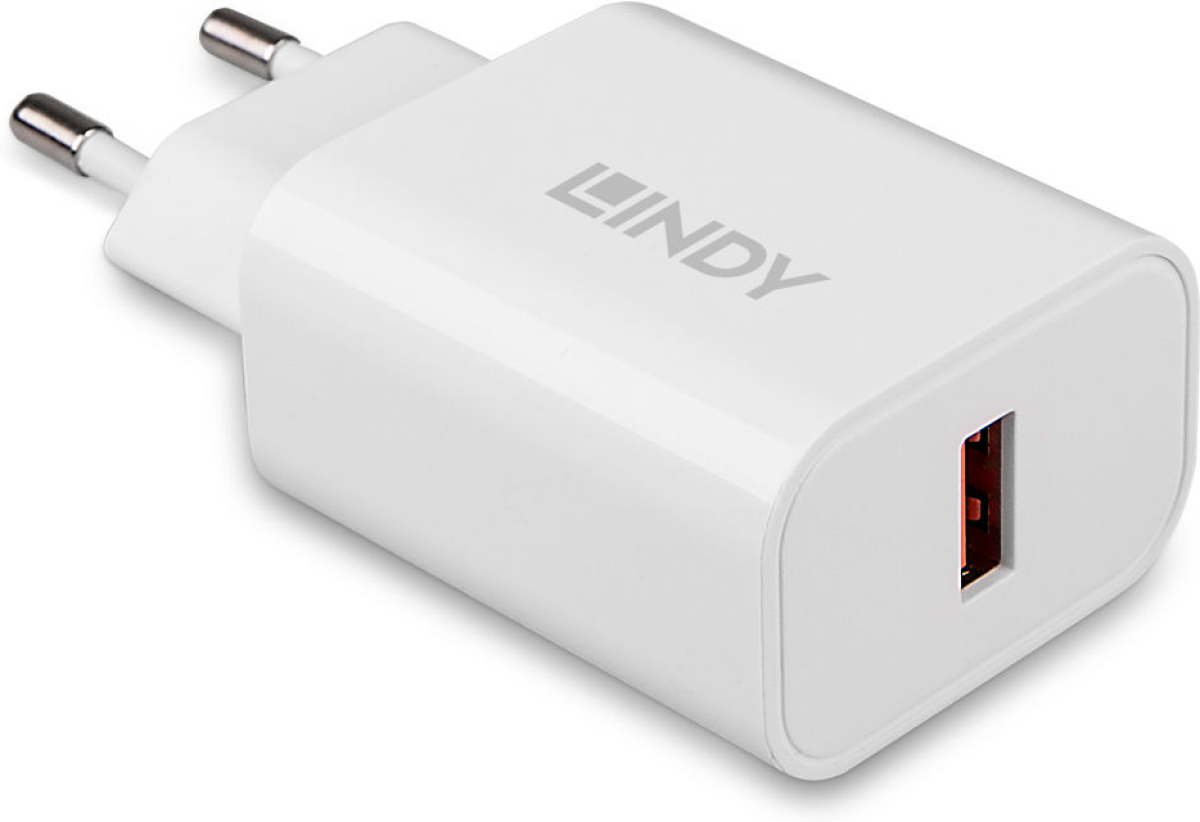 USB Type A адаптер Lindy, 18Wна ниска цена с бърза доставка - BestPC.BG