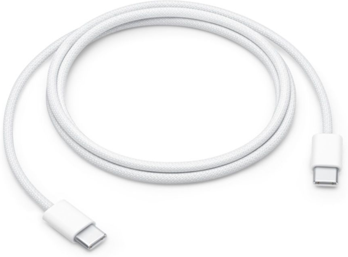 USB кабел Apple, USB-C към USB-C, 1 м, бялна ниска цена с бърза доставка - BestPC.BG