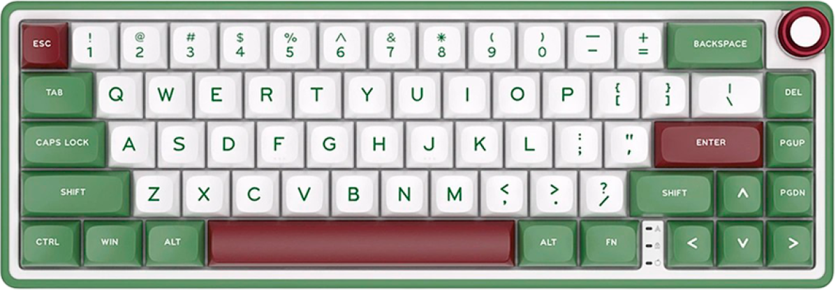 Клавиатура ROYAL KLUDGE R65 Green sand Gaming Keyboard Chartreuse switchна ниска цена с бърза доставка - BestPC.BG