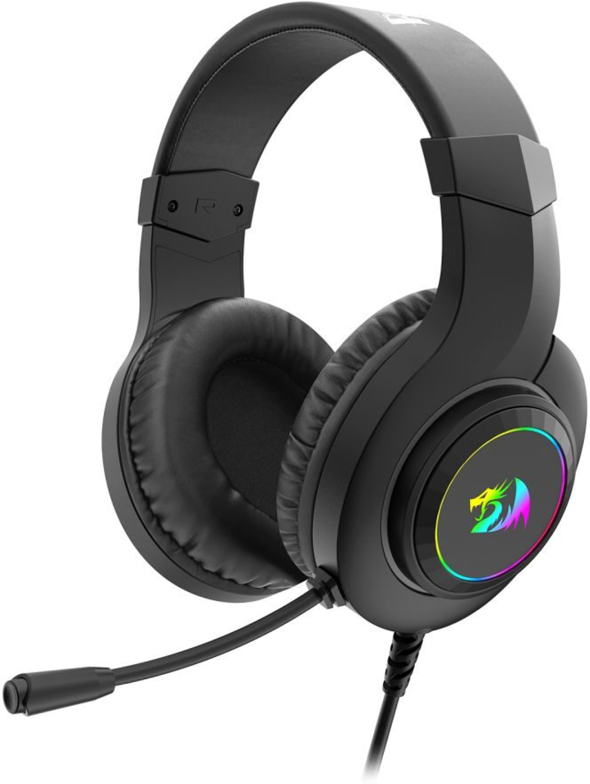 Геймърски слушалки Redragon Hylas H371-RGB USB RGB осветление - чернина ниска цена с бърза доставка - BestPC.BG
