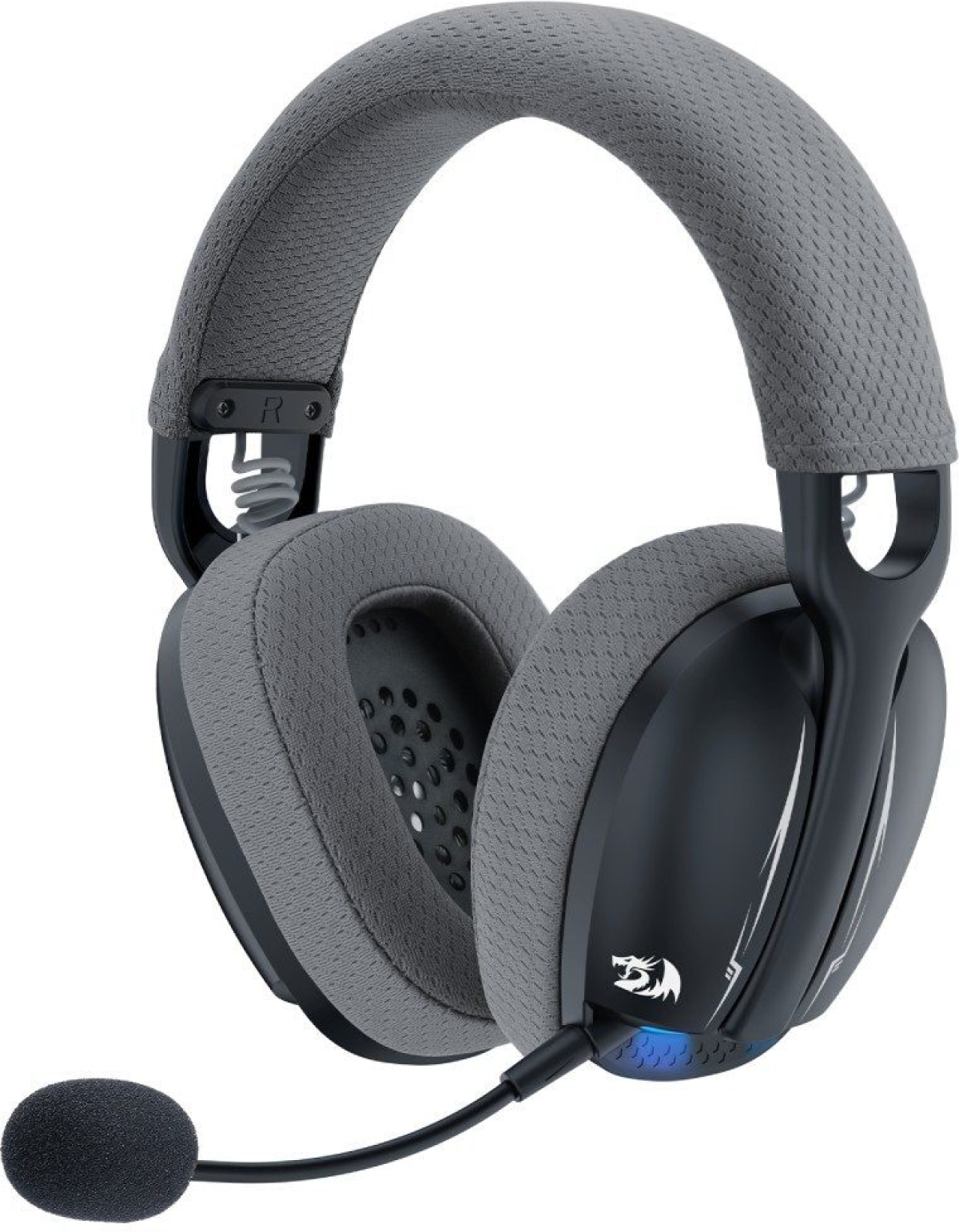 Геймърски слушалки Redragon Skuld Pro H878BG с кабел и безжична Bluetooth подсветка, чернина ниска цена с бърза доставка - BestPC.BG