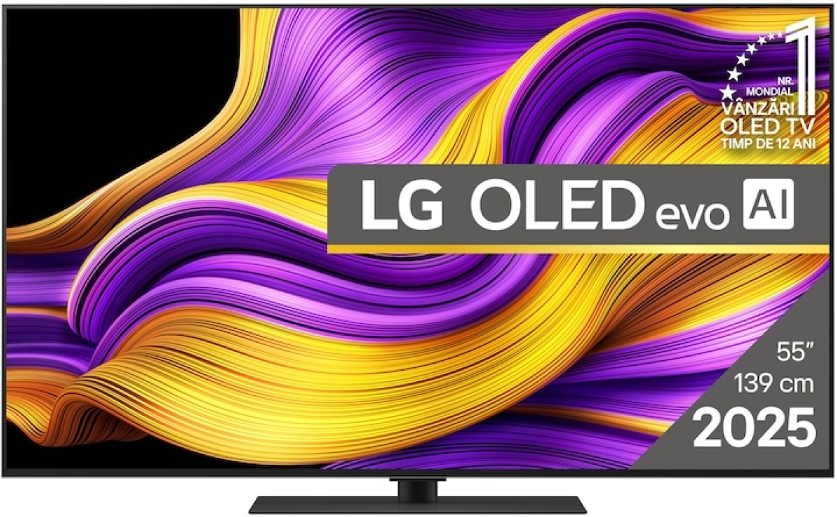 Телевизор LG OLED55G53LS, 55" UHD OLED evo, 4K (3840 x 2160), Wi-Fi 6, Bluetooth, HDMI, USB, ThinQ AI, HDR10, VRRна ниска цена с бърза доставка - BestPC.BG