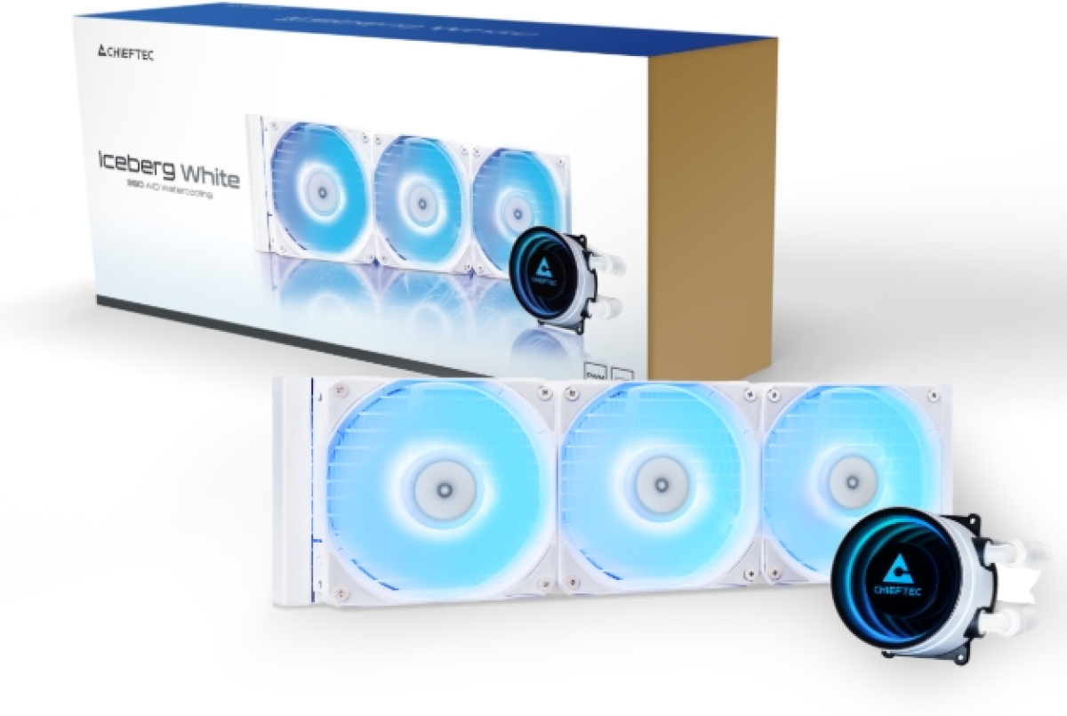 Водно охлаждане Chieftec Iceberg 360 RGB Whiteна ниска цена с бърза доставка - BestPC.BG
