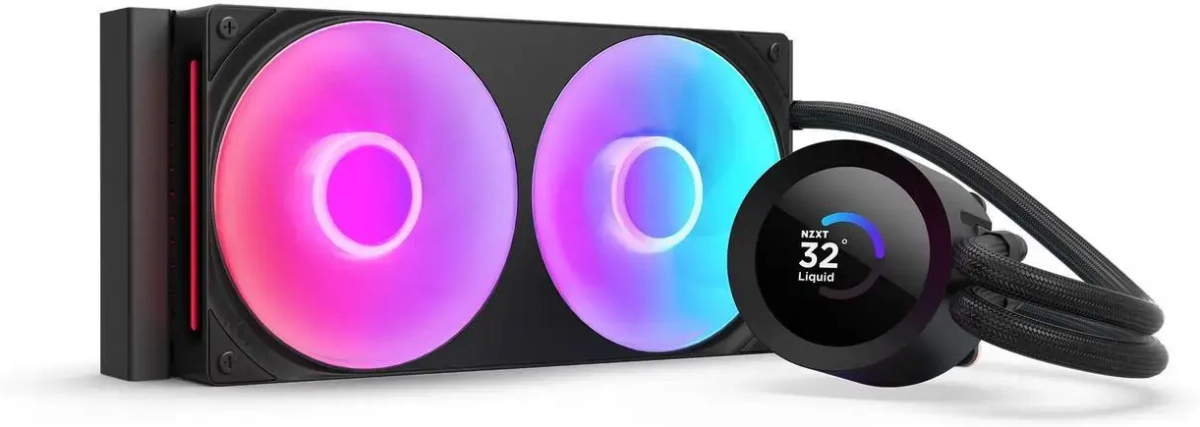 Водно охлаждане NZXT Kraken Plus 240 RGB LCD Display, чернона ниска цена с бърза доставка - BestPC.BG