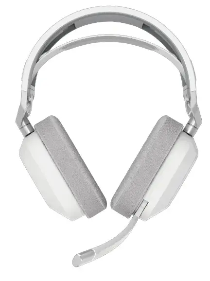 Геймърски слушалки с микрофон Corsair HS80 MAX White безжични и блутут PC-PS5-PS4на ниска цена с бърза доставка - BestPC.BG