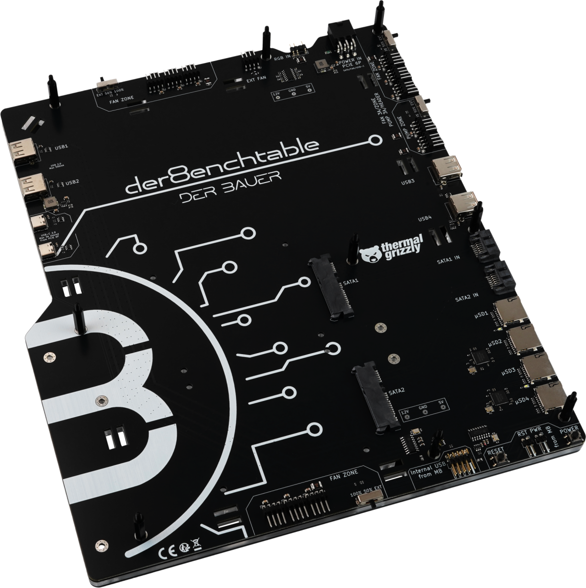 Продукт Платка за тестване на хардуер Thermal Grizzly Benchtable Der8enchtableна ниска цена с бърза доставка - BestPC.BG