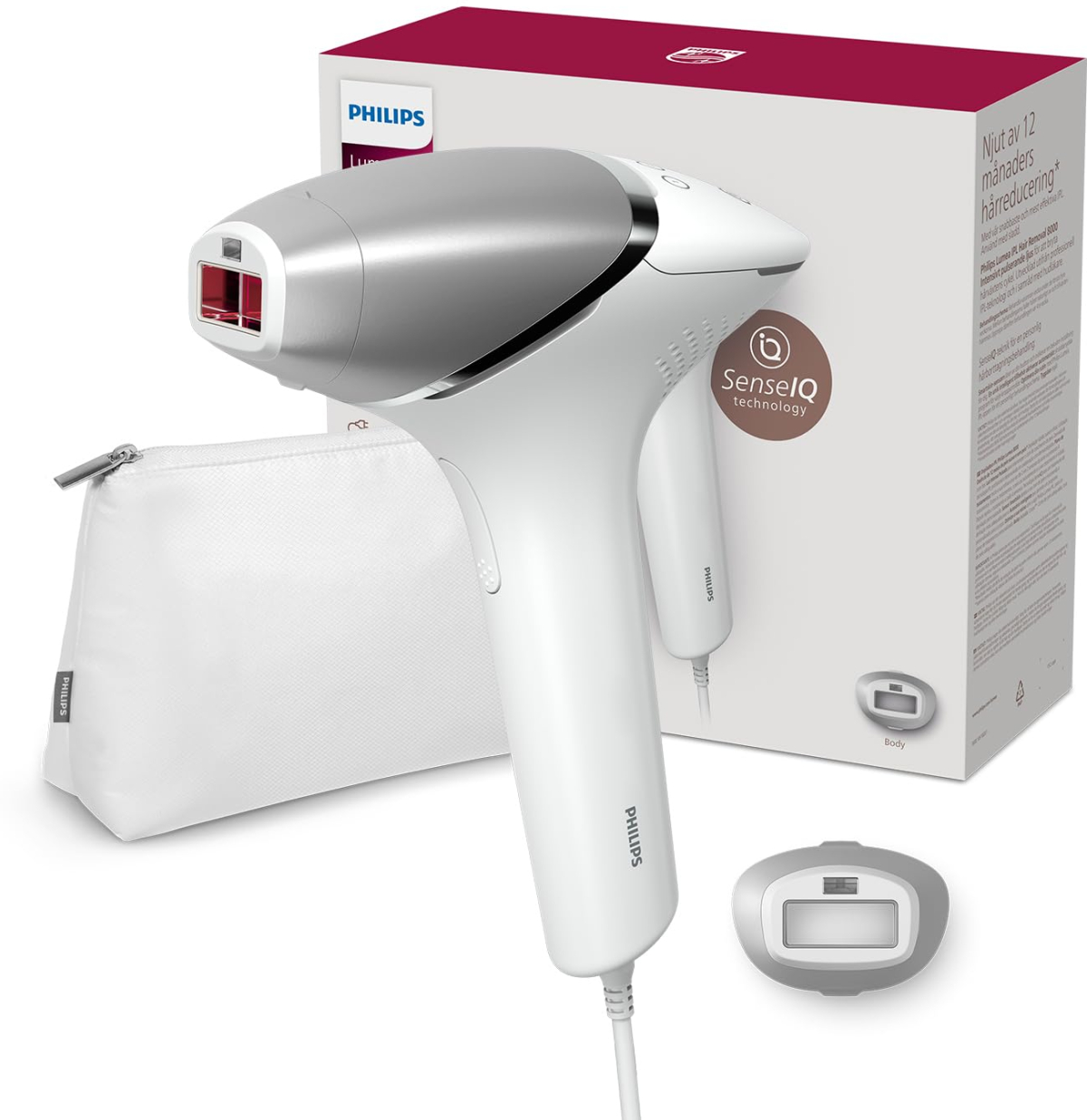Епилатор Philips Lumea Intense Pulsed Light 8000 Series BRI940, бял, 2 брояна ниска цена с бърза доставка - BestPC.BG