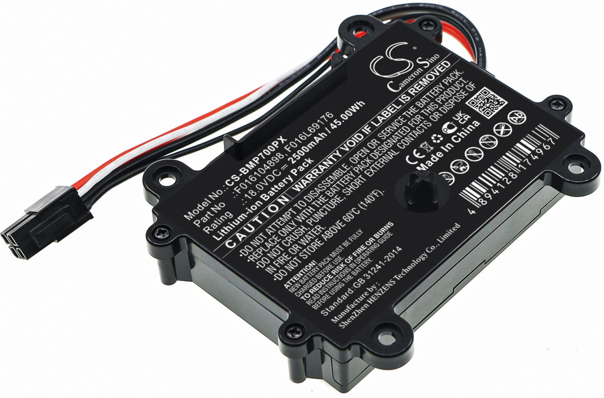 Батерия Cameron Sino, За косачка робот BOSCH 06008B0003, INDEGO 350.400, F016104898 LiIon 18V 2500mAh Cameron Sinoна ниска цена с бърза доставка - BestPC.BG