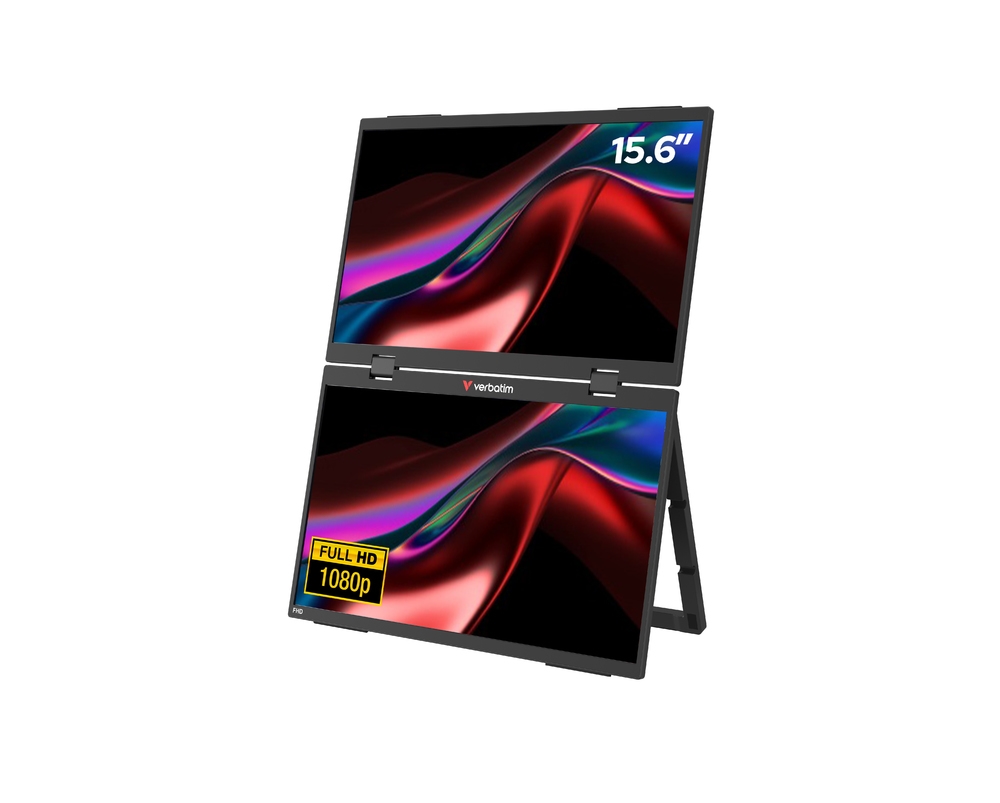 Монитор Verbatim Portable 15.6" Dual Essentialsна ниска цена с бърза доставка - BestPC.BG