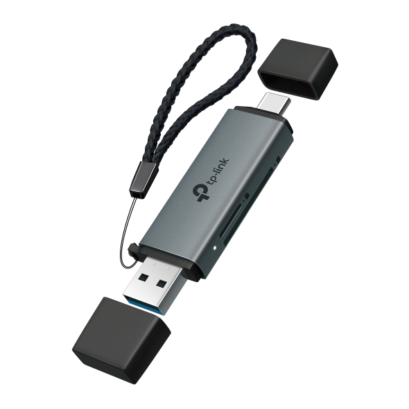 Четец на карти USB 3.0 Type-C & A към SD и microSD 3.0 TP-Link UA430Dна ниска цена с бърза доставка - BestPC.BG