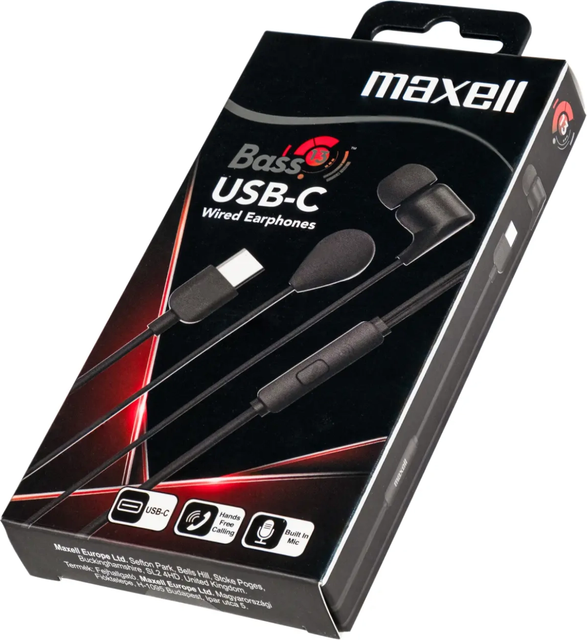 Слушалки MAXELL тапи EB10 BASS 13 USB-Cна ниска цена с бърза доставка - BestPC.BG