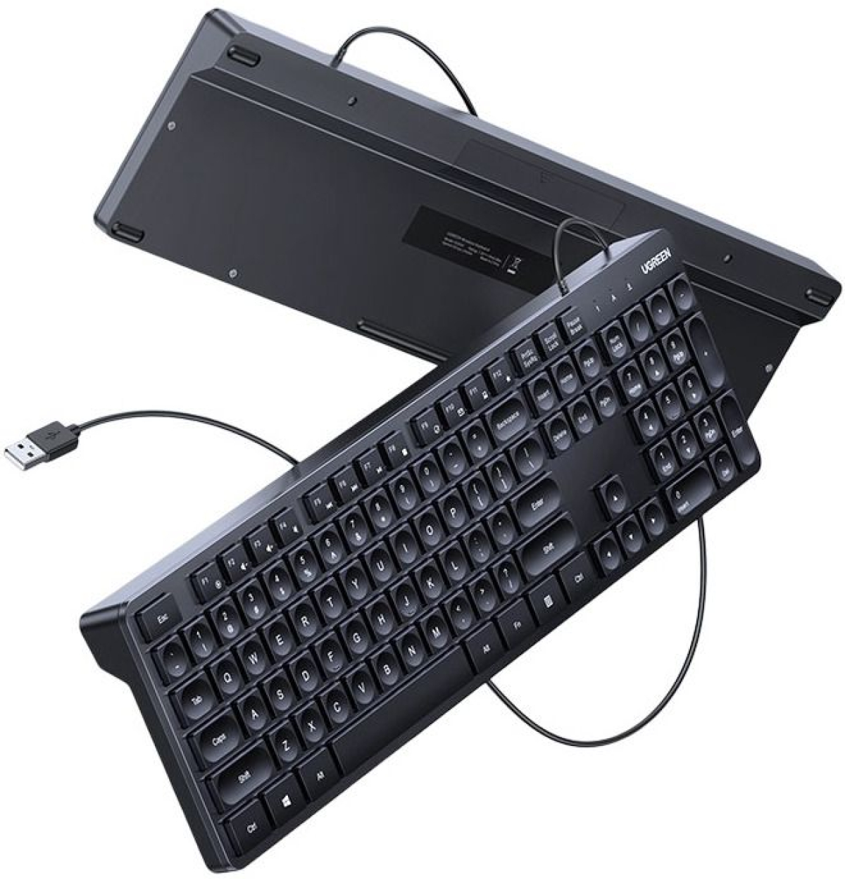 Клавиатура Ugreen KU004 45205 CHOCOLATE MEMBRANE, 1.5m - БДС КИРИЛИЗАЦИЯна ниска цена с бърза доставка - BestPC.BG