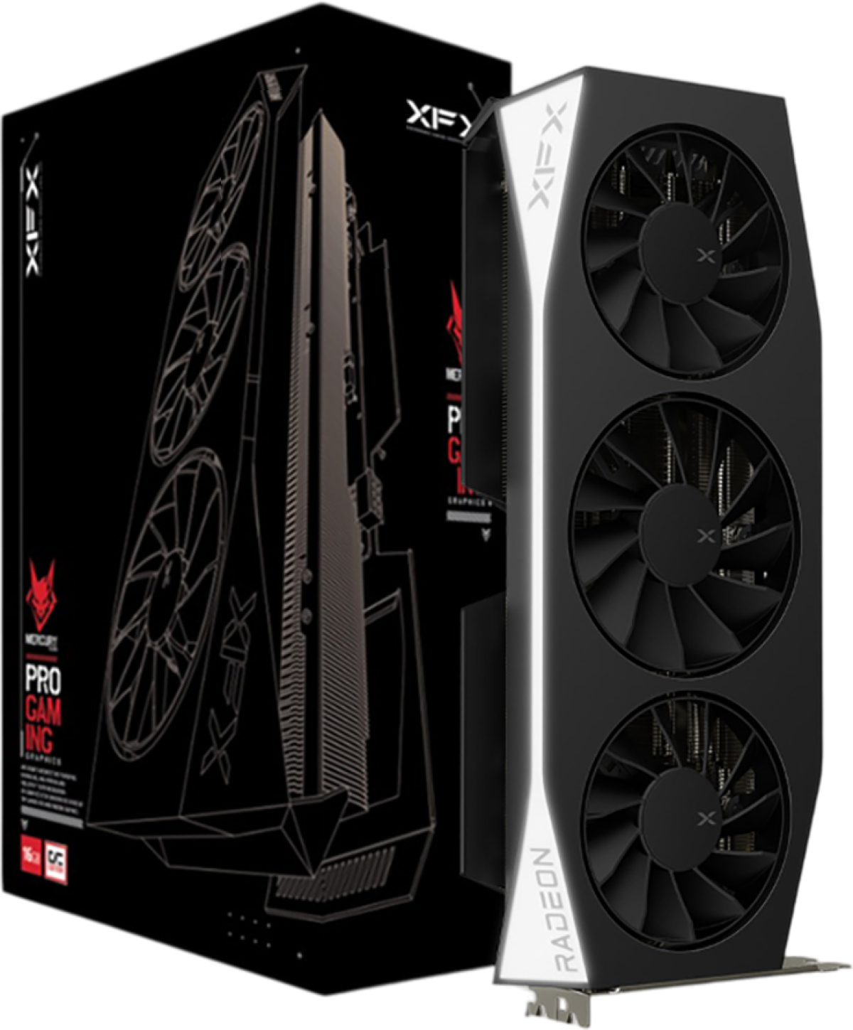 Видеокарта XFX AMD Radeon RX-9060XT Mercury OC Gaming 16GB GDDR6 128bit, 3320MHz - 20 Gbps, 2x DP, 1x HDMI, 2 fan, 2 slotна ниска цена с бърза доставка - BestPC.BG