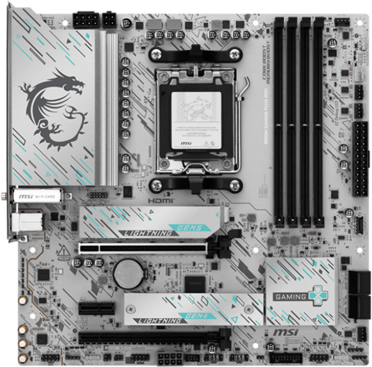 Дънна платка MSI B85OM GAMING PLUS WIFI-AM5на ниска цена с бърза доставка - BestPC.BG