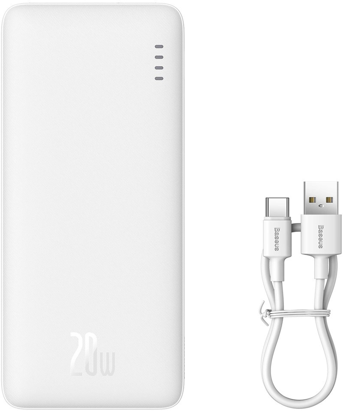 Външна батерия Външна батерия Baseus Airpow 10000mAh 20W PPQD090002 - бялана ниска цена с бърза доставка - BestPC.BG