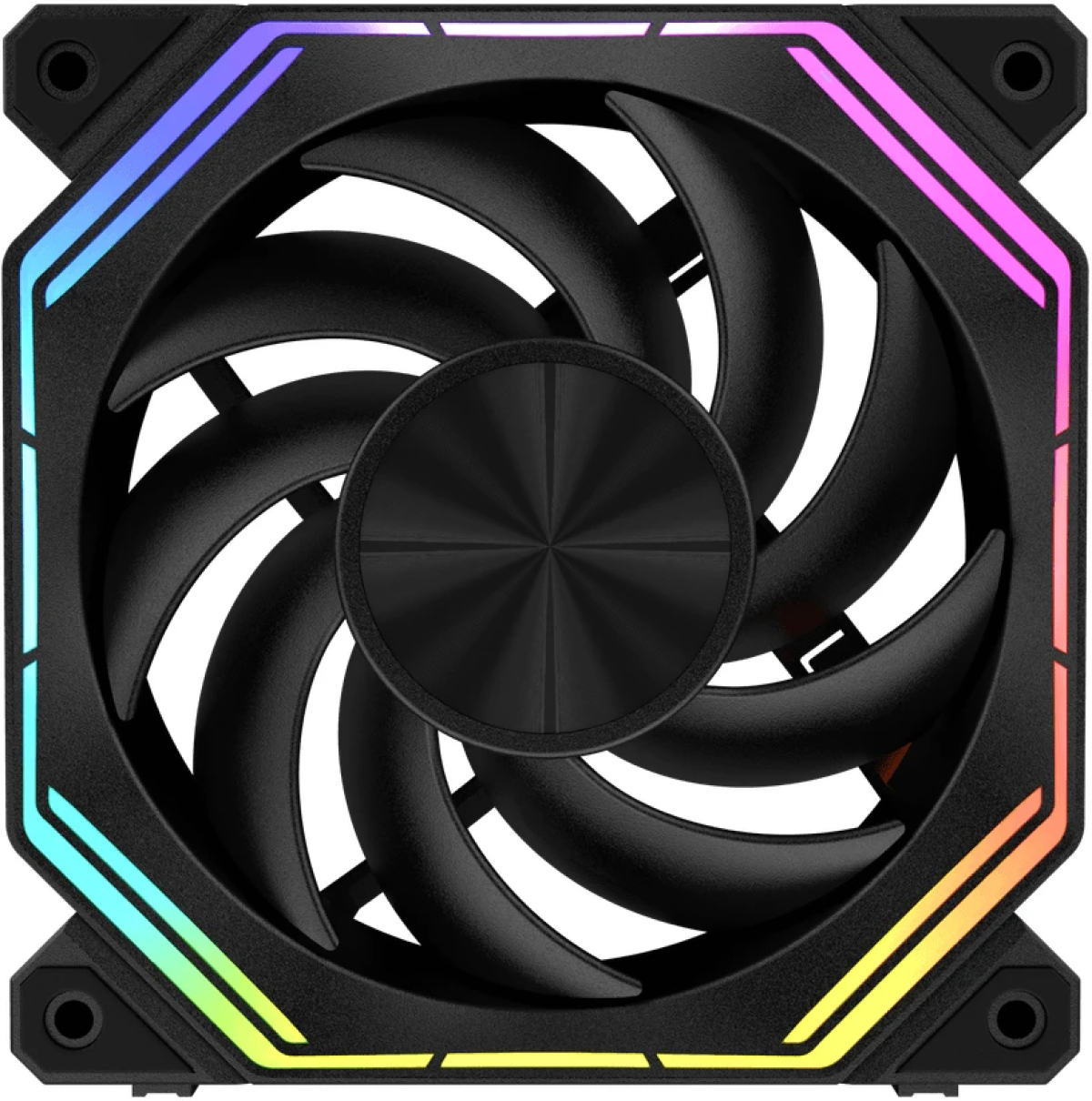 Darkflash Комплект вентилатори Fan Pack 3-in-1 3x120mm - INF34 Black, Daisy-Chain, Addressable RGBна ниска цена с бърза доставка - BestPC.BG