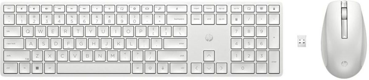 Клавиатура HP 650 Wireless Keyboard and Mouse Combo WHT EUROна ниска цена с бърза доставка - BestPC.BG