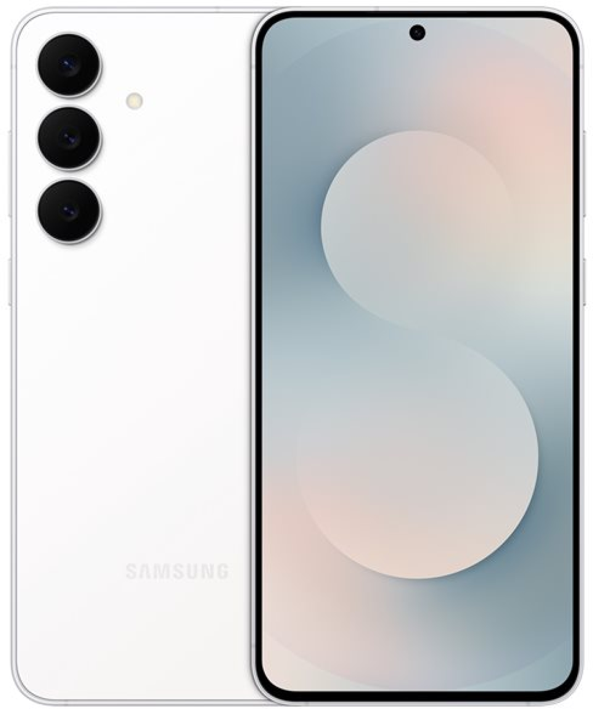 Смартфон Samsung Galaxy S25 FE, 6.7″ FHD+, 8 GB RAM, 256 GB, 5G, 50 MP тройна камера, 120 Hz, NFC, Wi-Fi 6E, Bluetooth 5.4, IP68, Android, бялна ниска цена с бърза доставка - BestPC.BG