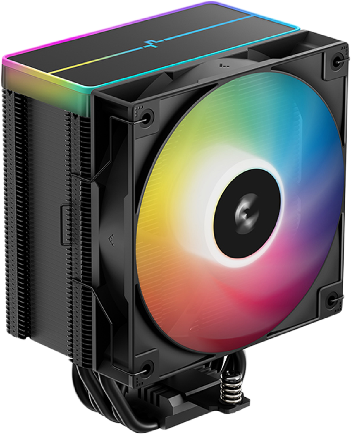 Охладител за процесор DeepCool AG500 BK ARGB V2, CPU Air Cooler, 1x120mm ARGB PWM Fan, ARGB Top Cover, 6 Heatpipes, LGA 1851-1700-1200-1151-1150на ниска цена с бърза доставка - BestPC.BG